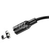 USB кабель Lightning 1.0м BOROFONE BX41 МАГНИТНЫЙ (черный) 2.4A