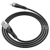 USB кабель Lightning 1.0м BOROFONE BX46 силиконовый (черный) 2.4A