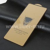 Противоударное стекло на экран для Xiaomi Redmi Note 9 Pro/9S 3D OG/DSAILA (без упаковки) черное