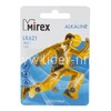 Батарейка алкалиновая Mirex AG 1 LR621/6BL