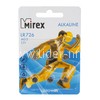 Батарейка алкалиновая Mirex AG 2 LR726/6BL