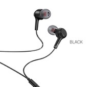 Наушники MP3/MP4 HOCO (M78) с микрофоном (черные) Наушники MP3/MP4 HOCO (M78) с микрофоном (черные)