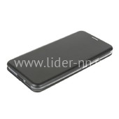 Чехол-книжка для Samsung Galaxy A02S Brauffen (горизонтальный флип) черная (пакет) Чехол-книжка для Samsung Galaxy A02S Brauffen (горизонтальный флип) черная (пакет)