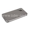 Чехол-книжка для Samsung Galaxy A42 Brauffen (горизонтальный флип) серебро (пакет)