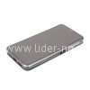 Чехол-книжка для Xiaomi POCO M3 Brauffen (горизонтальный флип) серебро (пакет)