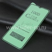 Защитное стекло на экран для Samsung Galaxy A02/A02S CERAMICS (без упаковки) черное