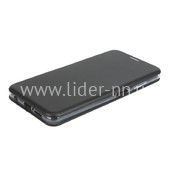 Чехол-книжка для Xiaomi POCO X3 Brauffen (горизонтальный флип) черная (пакет)