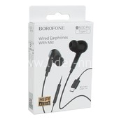 Наушники MP3/MP4 BOROFONE (BM30 Pro) Type-C разъем/микрофон/кнопка ответа вызова (черные) Наушники MP3/MP4 BOROFONE (BM30 Pro) Type-C разъем/микрофон/кнопка ответа вызова (черные)