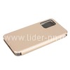 Чехол-книжка для Samsung Galaxy A52 Brauffen (горизонтальный флип) золото (пакет)