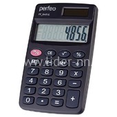 Калькулятор Perfeo (PF_B4856) карманный; 8-разр. (черный) Калькулятор Perfeo (PF_B4856) карманный; 8-разр. (черный)