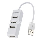 Разветвитель на 4 порта (USB hub) PF-HYD-6010H Perfeo черный Разветвитель на 4 порта (USB hub) PF-HYD-6010H Perfeo черный