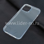 Задняя панель для  iPhone 12 Pro Max 6.7"  Силикон  прозрачная (Brauffen) Задняя панель для  iPhone 12 Pro Max 6.7"  Силикон  прозрачная (Brauffen)