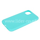 Задняя панель для  iPhone 11 6.1"  Силикон матовый (бирюза) Задняя панель для  iPhone 11 6.1"  Силикон матовый (бирюза)
