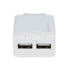 СЗУ Micro USB 2 USB выхода (2400mAh/5V) MAIMI T28 (белый)