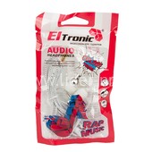 Наушники MP3/MP4 ELTRONIC (4436) Color Trend Rap Musik вакуумные (белый)