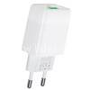 СЗУ 1 USB выход 18W Quick Charge 3.0 (6V-3.0A/9V-2.0A/12V-1.5A) HOCO C72Q (белый)