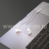 Наушники MP3/MP4 HOCO (M1 Pro) для iPhone/работают через Bluetooth (белые)