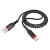 USB кабель для USB Type-C 1.0м HOCO X59 текстильный (черный) 3.0A