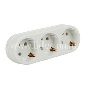 Разветвитель сетевой Perfeo "RU POWER" 3 гнезда; 16A; с заземлением (белый) 3L3 Разветвитель сетевой Perfeo "RU POWER" 3 гнезда; 16A; с заземлением (белый) 3L3