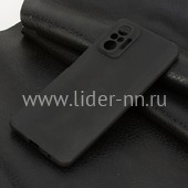 Задняя панель для Xiaomi  Redmi Note 10 Pro Силикон матовый (черная) Задняя панель для Xiaomi  Redmi Note 10 Pro Силикон матовый (черная)