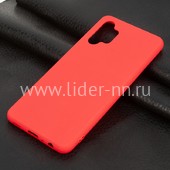 Задняя панель для Samsung Galaxy  A32 Силикон матовый (красная) Задняя панель для Samsung Galaxy  A32 Силикон матовый (красная)