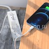 Кабель Type-C (PD) to Lightning 8-pin 12W, 1.0м BOROFONE BX51 (белый) 2.4A