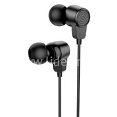 Наушники MP3/MP4 BOROFONE (BM64) микрофон/кнопка ответа вызова (черные)