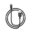 USB кабель micro USB 2.0м HOCO X14 текстильный (черный)
