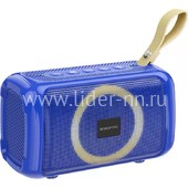 Колонка BOROFONE (BR17) Bluetooth/USB/MicroSD/TWS (синяя)