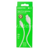 Кабель Type-C (PD) to Lightning 8-pin 20W, 1.0м BOROFONE BX19 (белый) 3.0A быстрая зарядка