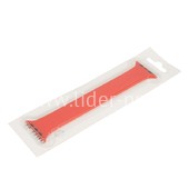 Силиконовый ремешок для Apple Watch без застежки 42-44mm M (красный)