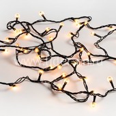 Гирлянда уличная мерцающая светодиодная 500L, 12м (теплая/белая)