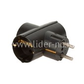 Разветвитель сетевой Perfeo "RU POWER" 3 гнезда; 16A; 2гн/з; 1гн/бз (черный) ТС-3 Разветвитель сетевой Perfeo "RU POWER" 3 гнезда; 16A; 2гн/з; 1гн/бз (черный) ТС-3