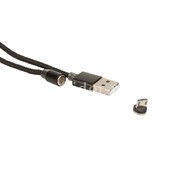 USB кабель micro USB 1.0м X-CABLE МАГНИТНЫЙ текстильный (черный) в коробке USB кабель micro USB 1.0м X-CABLE МАГНИТНЫЙ текстильный (черный) в коробке