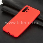 Задняя панель для Samsung Galaxy  A13 Силикон матовый (красная) Задняя панель для Samsung Galaxy  A13 Силикон матовый (красная)