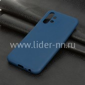 Задняя панель для Samsung Galaxy  A13 Силикон матовый (синяя) Задняя панель для Samsung Galaxy  A13 Силикон матовый (синяя)