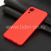Задняя панель для Samsung Galaxy  A03 Core Силикон матовый (красная) Задняя панель для Samsung Galaxy  A03 Core Силикон матовый (красная)