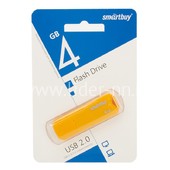 USB Flash 4GB SmartBuy CLUE желтый 2.0