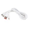 USB кабель 3 в 1 micro USB/Lightning/Type-C SKYDOLPHIN (S61E) в коробке 1.2м (белый)