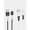 USB кабель Lightning 1.0м HOCO X82 силиконовый (белый) 2.4A