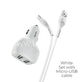 АЗУ Micro USB 2 USB выхода (2400mAh) HOCO Z36 (белый) АЗУ Micro USB 2 USB выхода (2400mAh) HOCO Z36 (белый)