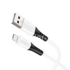 USB кабель micro USB 1.0м HOCO X82 силиконовый (белый) 2.4A