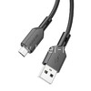 USB кабель micro USB 1.0м BOROFONE BX70 (черный) 2.4A