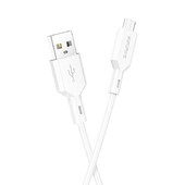 USB кабель micro USB 1.0м BOROFONE BX70 (белый) 2.4A USB кабель micro USB 1.0м BOROFONE BX70 (белый) 2.4A
