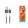 USB кабель micro USB 1.0м BOROFONE BX79 силиконовый (черный) 2.4A