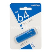 USB Flash  64GB SmartBuy CLUE синий 2.0
