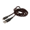 USB кабель Lightning 1.5м MAIMI X50 текстильный (черный) 6A