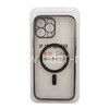 Задняя панель для  iPhone 13 Pro Max 6.7" Силикон с MagSafe (блистер) прозрачная/черная