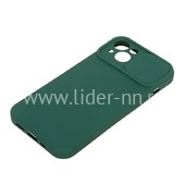 Задняя панель для  iPhone 13 Pro 6.1"  Силикон матовый (защита камеры) хаки