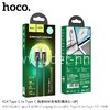 Кабель Type-C to Type-C 1.0м HOCO X14 текстильный (черный) 60W